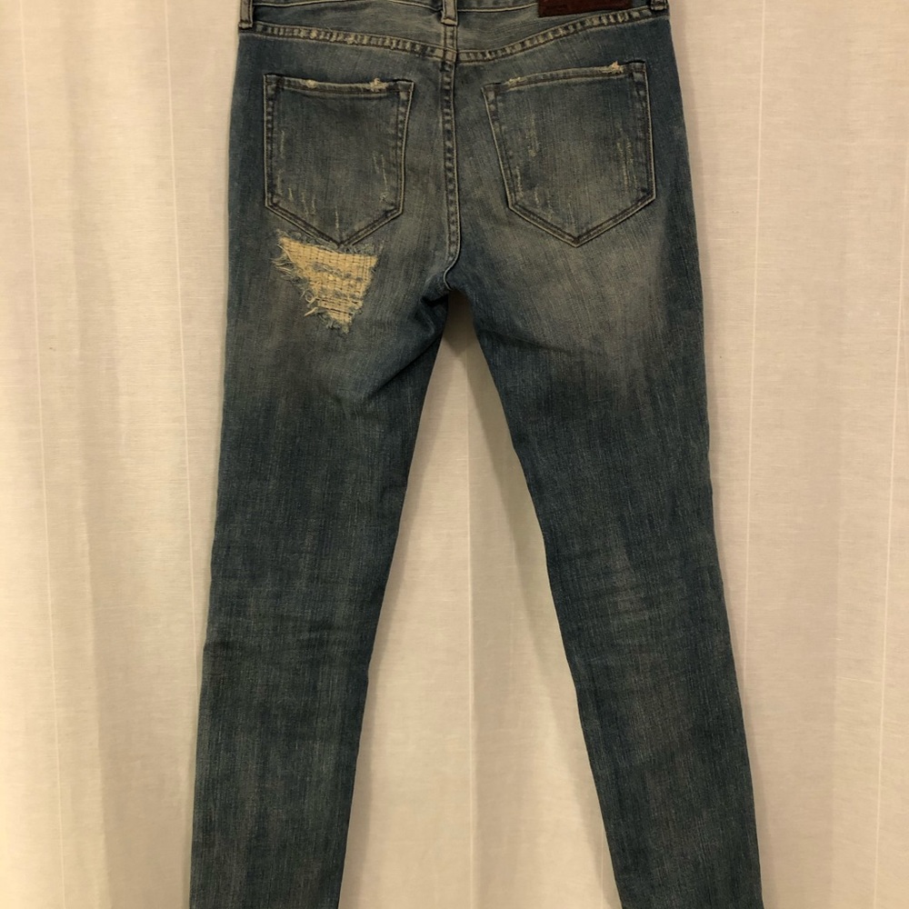 Distressed All Saints Jeans - Picture 6 of 8